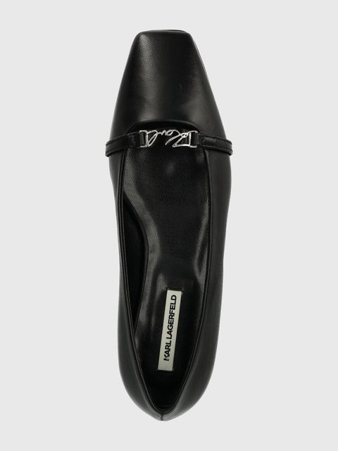 Karl Lagerfeld baleriny skórzane KONNIE