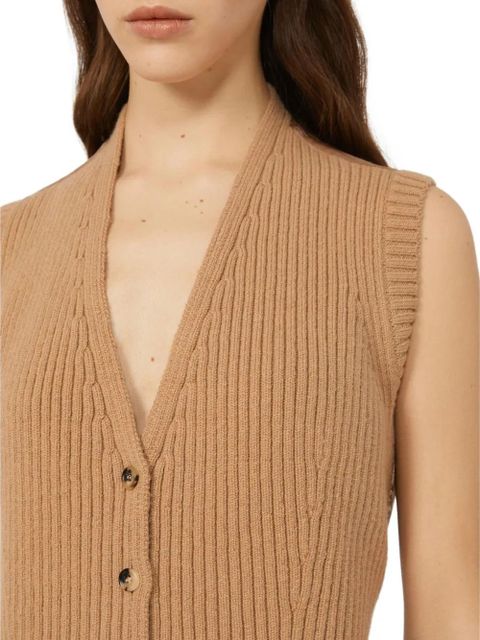 Max Mara V-neck waistcoat - Neutrals