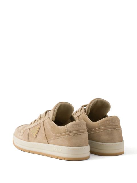 Prada Downtown suede sneakers - Neutrals - zdjęcie produktu nr 2