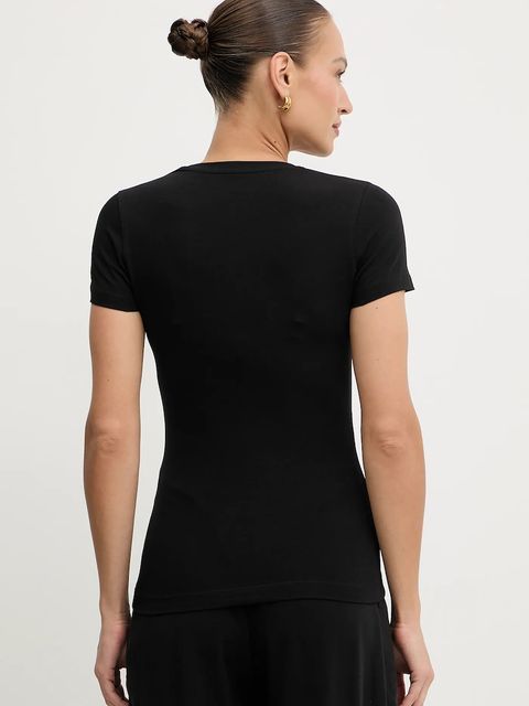 Guess t-shirt damski kolor czarny W5YI46 J1314