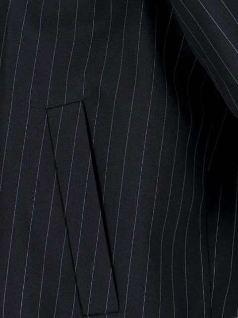 The Frankie Shop Baxter stripe-pattern bomber jacket - Black