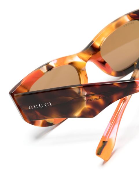 Gucci Eyewear GG1627S rectangle-frame sunglasses - Brown - zdjęcie produktu nr 2