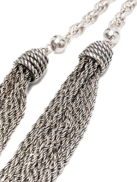 ETRO tassel chain belt - Silver