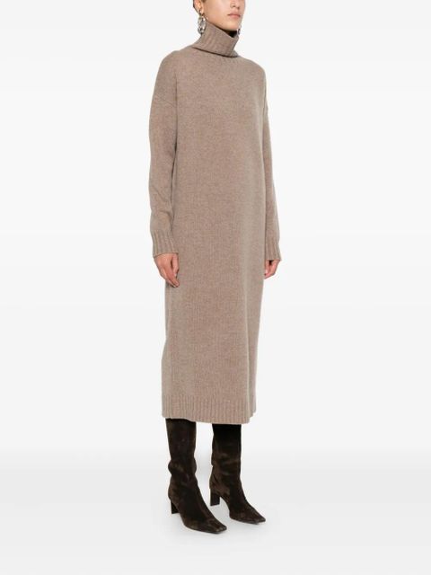 Max Mara Summer cashmere midi dress - Brown