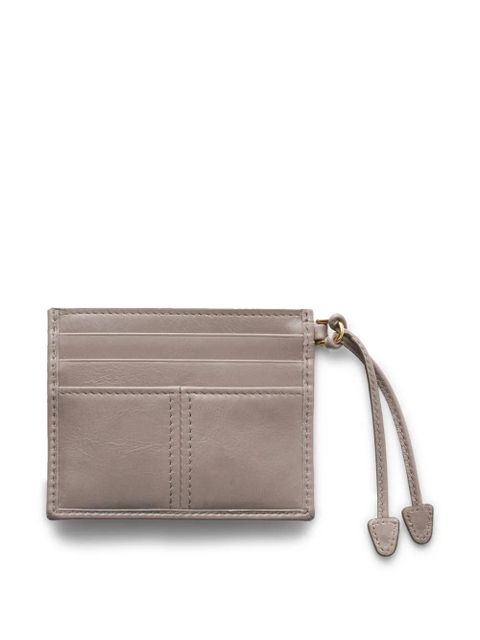 Prada leather card holder - Grey - zdjęcie produktu nr 2