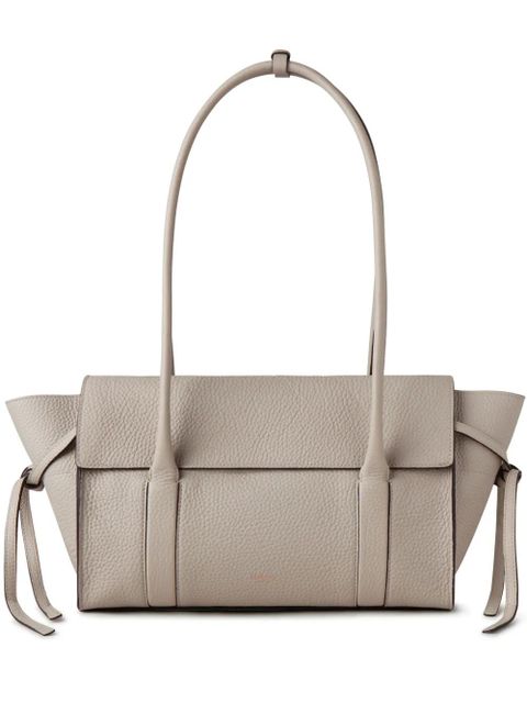 Mulberry small Soft Bayswater leather shoulder bag - Grey - zdjęcie produktu nr 1