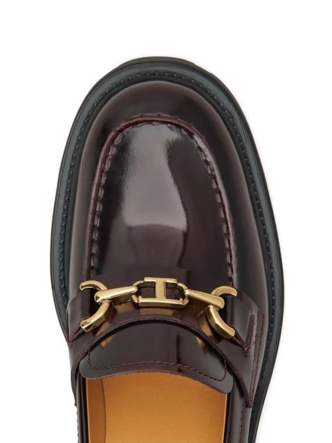 Tod's 60mm leather loafers - Brown
