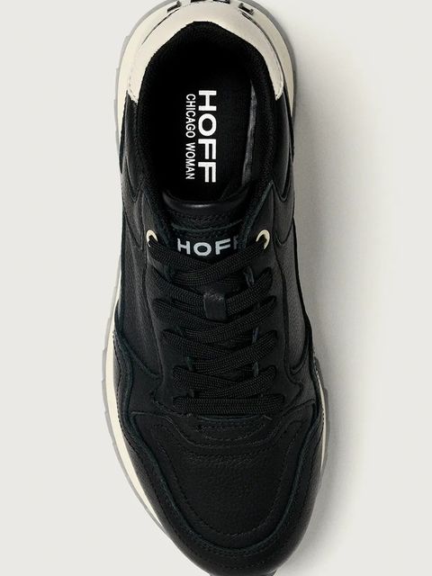 Hoff sneakersy skórzane CITY CHICAGO WOMAN damskie kolor czarny 22502021