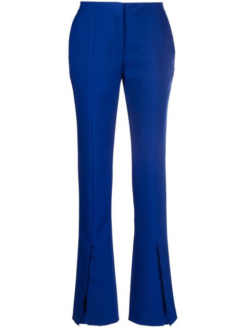 Off-White slit tailored trousers - Blue - zdjęcie produktu nr 1
