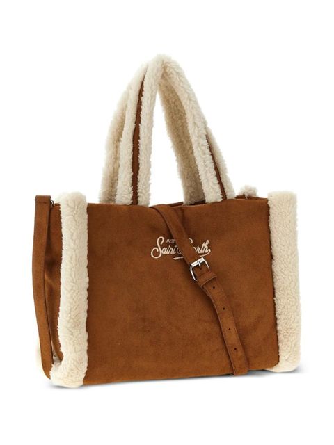 MC2 Saint Barth Colette shearling-lined tote bag - Brown
