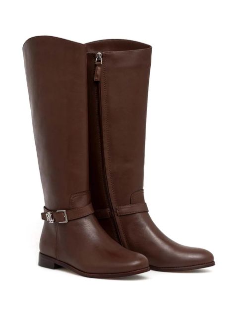 Lauren Ralph Lauren Brooke leather boots - Brown