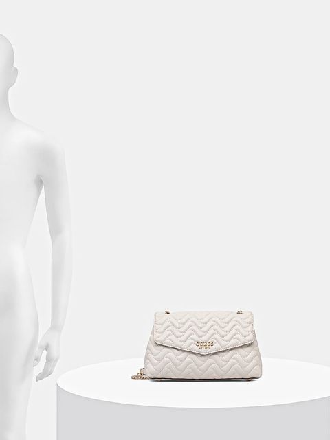 Guess torebka MELISANDRA kolor beżowy HWQG96 53210