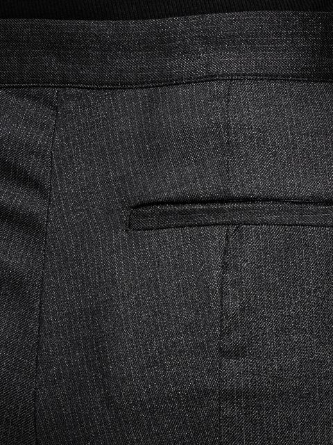 Pinko spodnie z dodatkiem wełny damskie kolor czarny dzwony high waist 106124 A305