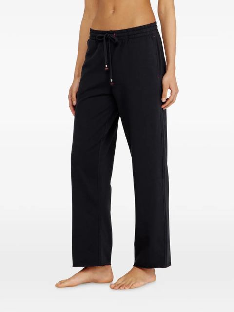 Diesel Peached drawstring cotton track pants - Black
