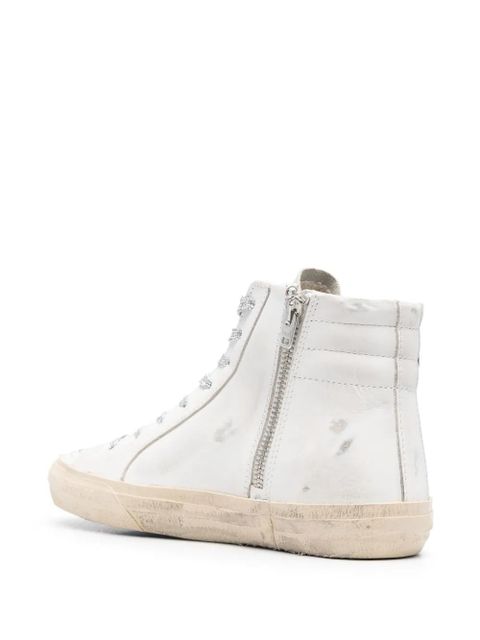 Golden Goose Slide hi-top sneakers - White