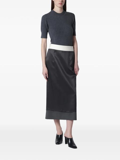 Róhe inside-out midi skirt - Black - zdjęcie produktu nr 2