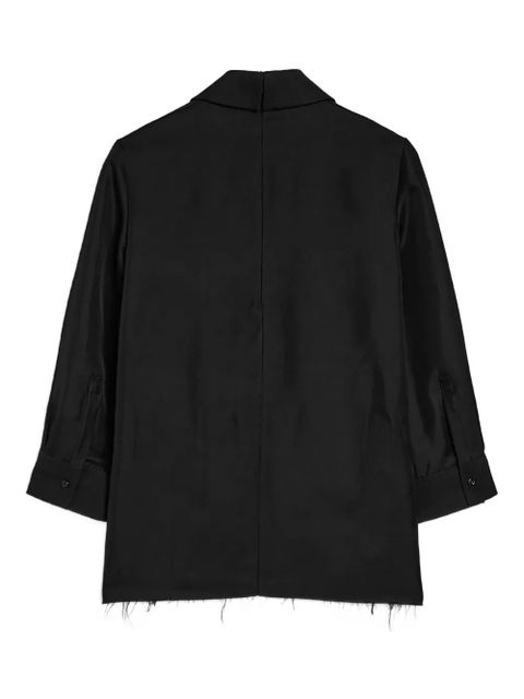 Jil Sander wool blouse - Black