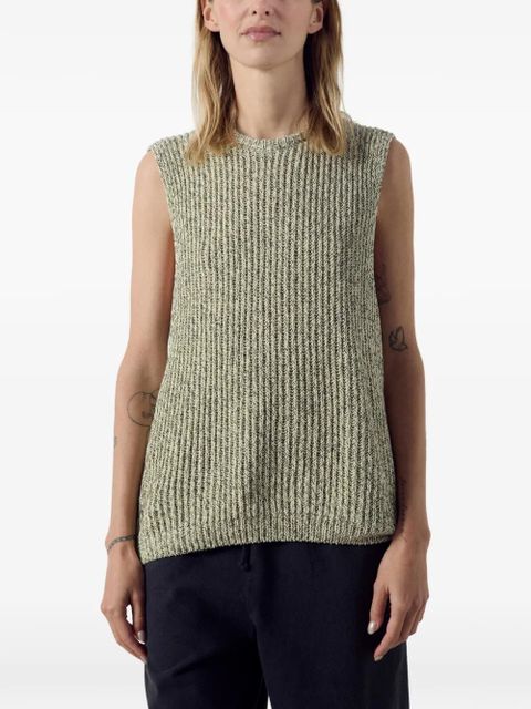 American Vintage sleeveless marled sweater - Neutrals