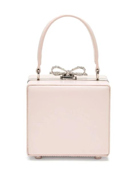 Self-Portrait crystal bow-embellishment tote bag - Pink - zdjęcie produktu nr 1