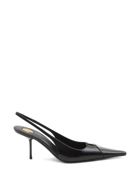 Saint Laurent Babylone Breteuil slingback pumps - Black - zdjęcie produktu nr 1