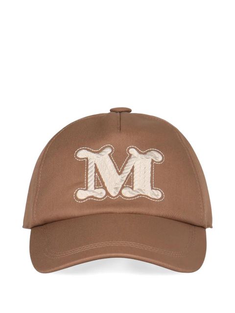 Max Mara monogram baseball cap - Brown - zdjęcie produktu nr 1