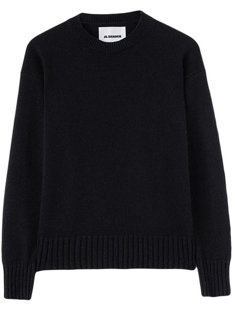 Jil Sander crew-neck cashmere jumper - Black - zdjęcie produktu nr 1
