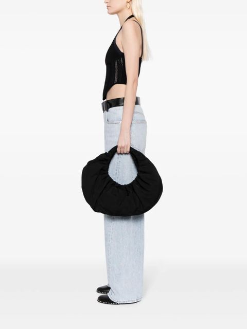 Alexander Wang medium Crescent ruched shoulder bag - Black - zdjęcie produktu nr 2