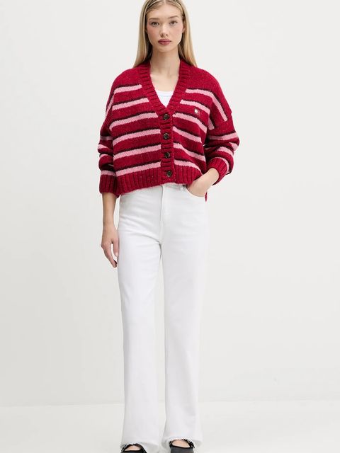 Tommy Jeans kardigan z domieszką wełny - zdjęcie produktu nr 1