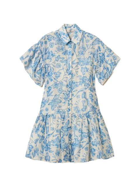TWINSET floral-print shirt dress - Neutrals - zdjęcie produktu nr 1
