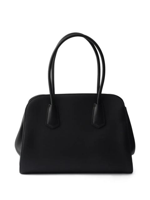 Prada medium leather tote bag - Black