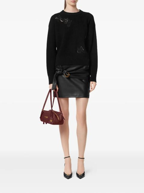 Versace embroidered-detail sweater - Black - zdjęcie produktu nr 2