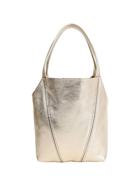 Chloé small Spin horse-charm tote bag - Gold - zdjęcie produktu nr 2
