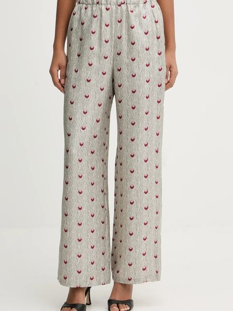 MM by Max Mara spodnie jedwabne PIOVRA - zdjęcie produktu nr 1