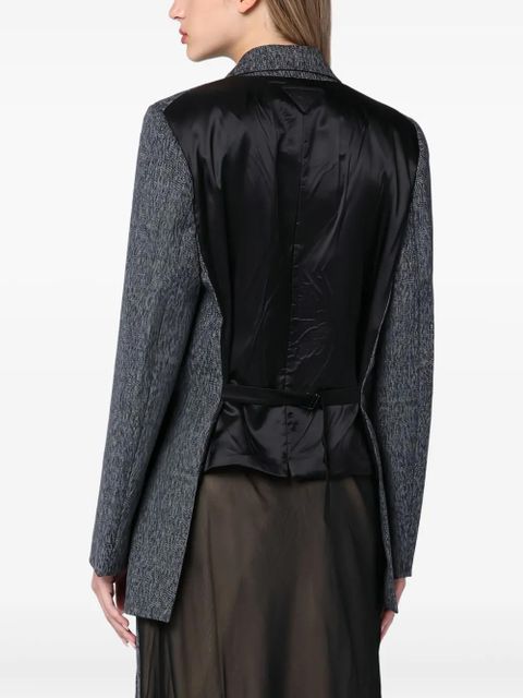 Prada panelled blazer - Grey
