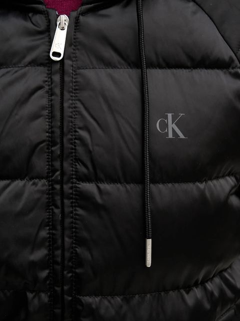 Calvin Klein Jeans kurtka kolor czarny przejściowa LV047E509G