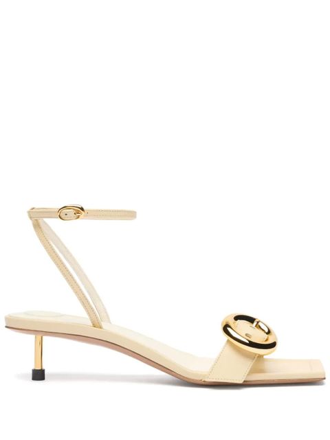 Jacquemus 40mm Les Regalo leather sandals - Neutrals - zdjęcie produktu nr 1