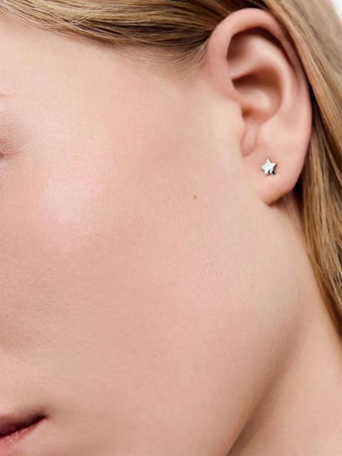 Monica Vinader star-shaped stud earrings - Silver