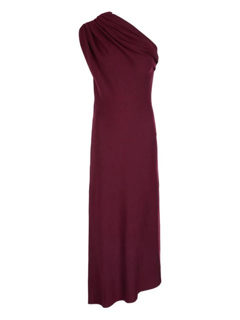 KHAITE Coast draped maxi dress - Purple - zdjęcie produktu nr 1
