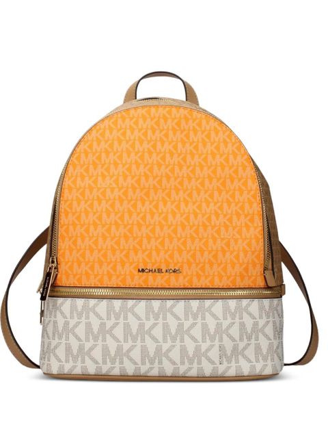 Michael Kors monogram colour-block backpack - Orange - zdjęcie produktu nr 1