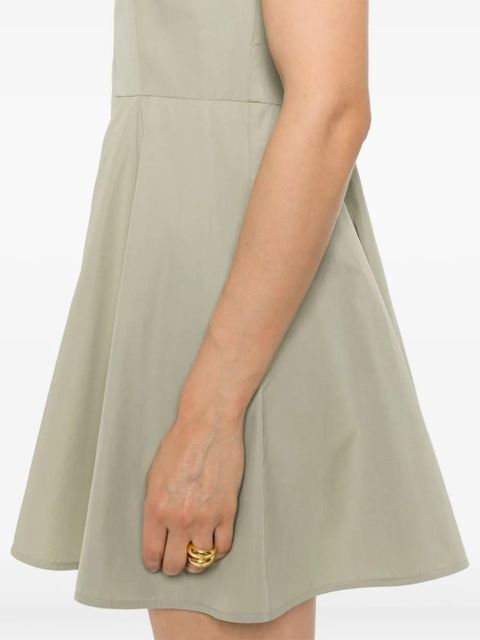 AMI Paris flared mini dress - Green