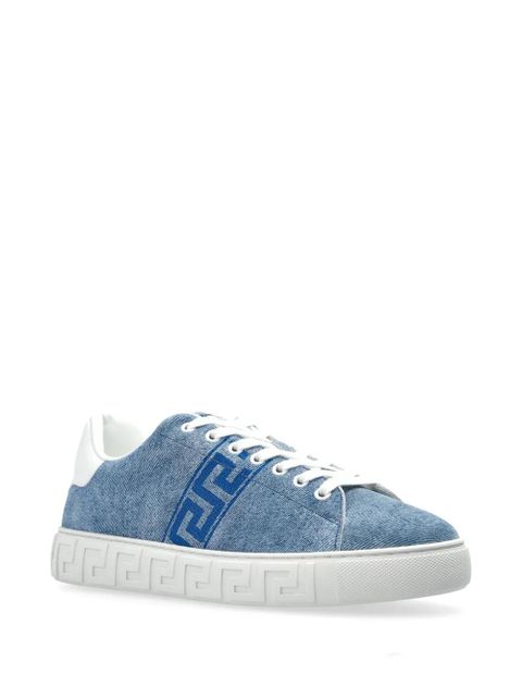 Versace Greca-detail sneakers - Blue