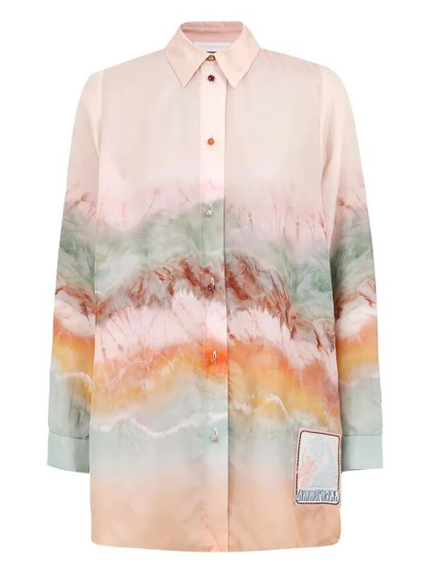 ZIMMERMANN ZIM DAYLIGHT RELAXED SHIRT TIE DYE - Neutrals - zdjęcie produktu nr 1