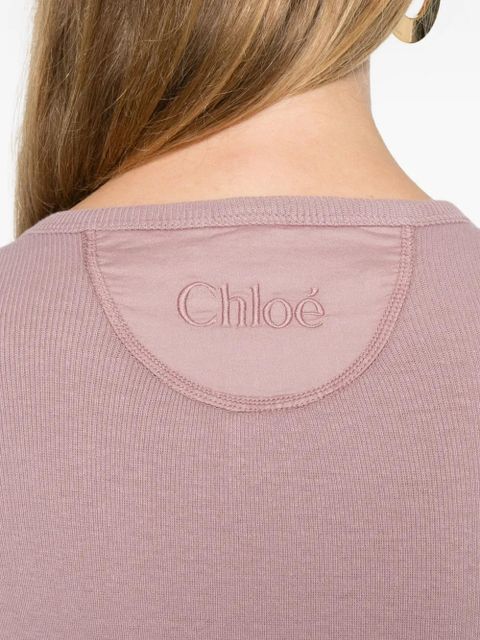 Chloé henley top - Purple