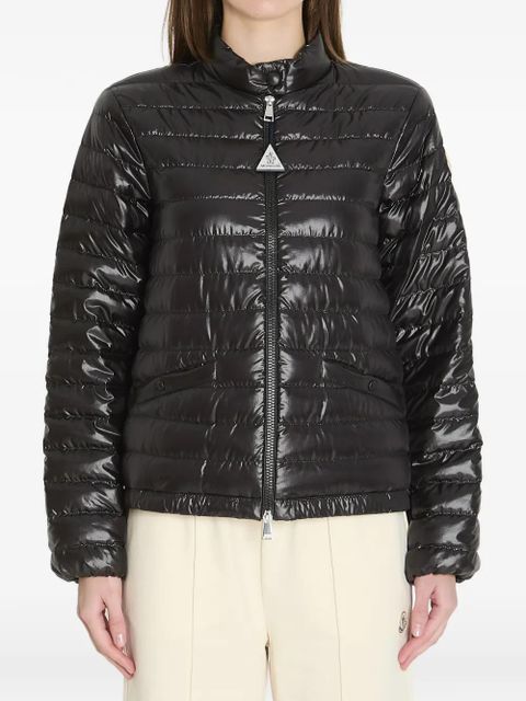 Moncler padded logo-patch jacket - Black - zdjęcie produktu nr 1