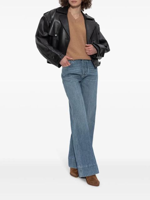 Victoria Beckham ribbed sweater - Neutrals