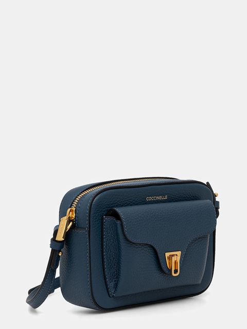 Coccinelle torebka skórzana kolor niebieski E1 MF6 55 04 01