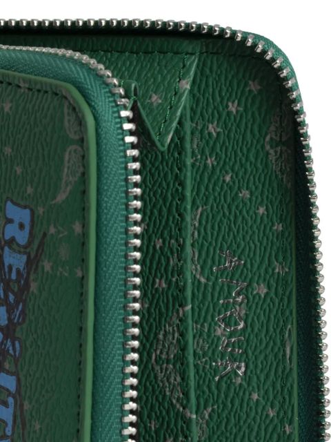 Zadig&Voltaire Mini ZV monogram-print wallet - Green