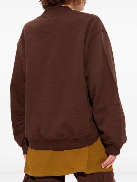 The Attico V-neck sweatshirt - Brown