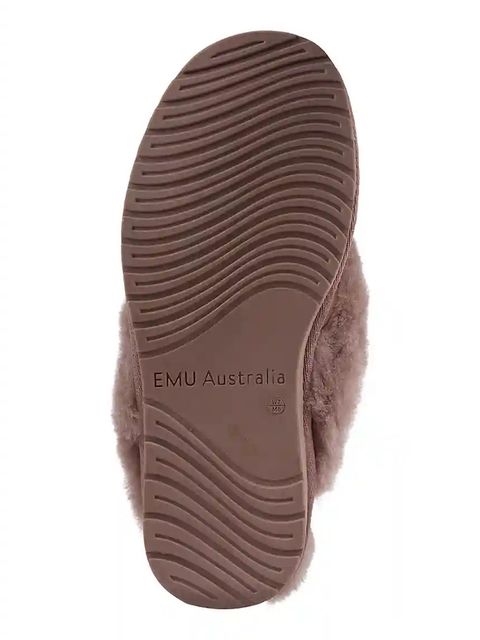 Emu Australia kapcie zamszowe Jolie kolor różowy W10015