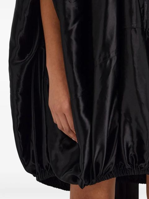 Ferragamo satin mini dress - Black